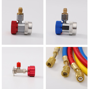 Válvula <span class=keywords><strong>de</strong></span> Cierre para Manguera <span class=keywords><strong>de</strong></span> Refrigerante, para Servicio <span class=keywords><strong>de</strong></span> Aire Acondicionado, Uso Doméstico, Compatible con R410a/R32, Manguera <span class=keywords><strong>de</strong></span> <span class=keywords><strong>Carga</strong></span> <span class=keywords><strong>de</strong></span> Latón y Goma - Product Image 2