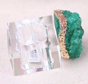 Anillo para Servilletas de Metal Glamuroso Hecho a Mano con Joyas, Disponible en Stock, para Decoración de Mesa de Fiesta - Product Image 2