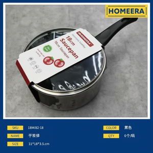 Vendita all'ingrosso 18cm in alluminio con coperchio stufa a induzione applicabile per la cottura di vetro metallo materiale ceramico - Product Image 1