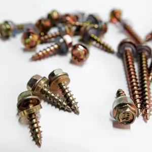 Washer Head Screws ISO Oval SY Black Screw for Roofing Special Hot Selling Stainless Steel Self Drilling Type Metal 1000pcs SY-9