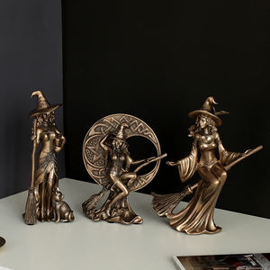 Figura <span class=keywords><strong>de</strong></span> bruja Sexy, escultura artística <span class=keywords><strong>de</strong></span> resina, estatua, adornos, regalo, Decoración <span class=keywords><strong>de</strong></span> mesa para jardín - Product Image 2
