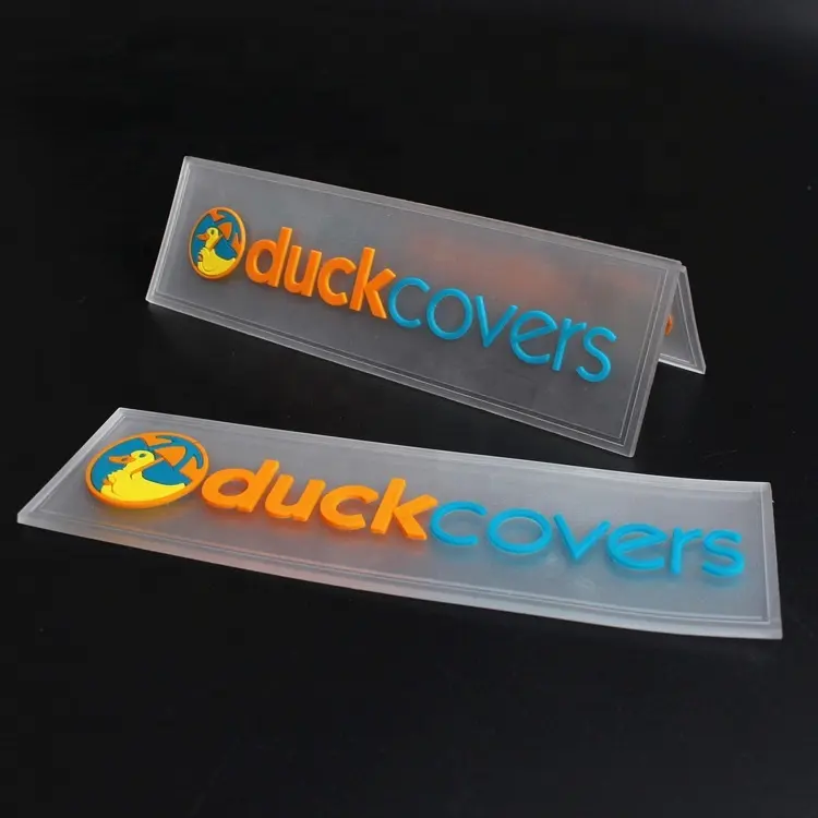 Clothing Accessories Maker Custom Brand Logo Soft PVC Rubber Patches