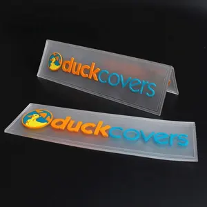 gratis cartoon logo maker Suppliers-Kleding Accessoires Maker Custom Merk Logo Zachte Pvc Rubber Patches