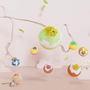 Cadeau de bain spa fait à la main personnalisé boule de fleur sèche bain effervescents livraison rapide bombes de bain cadeau pour la Saint-Valentin - Product Image 6