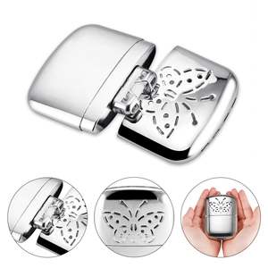 Venta caliente portátil mariposa combustible calentador de manos de larga duración reutilizable USB/eléctrico/batería prácticos calentadores de manos para coche al aire libre - Product Image 4