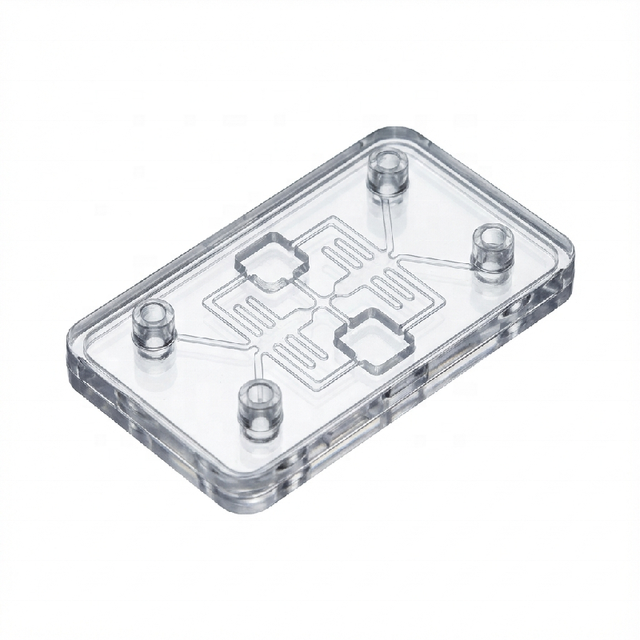 Custom PMMA COC PDMS Microfluidic Chip Injection Molding Service OEM Cleanroom Manufacturing Diffusion Bonding for Veterinary