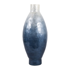 Vaso Decorativo Alto Ombre, Vaso per Fiori Contemporaneo Texturizzato per Soggiorno, Ufficio e Tavolo - Product Image 5