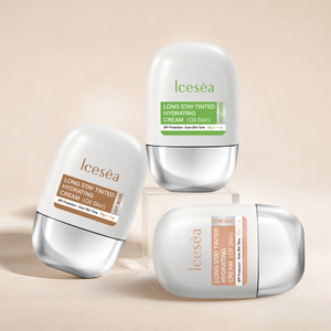 Crema Hidratante con Color Icesea OEM SPF para Piel Grasa, Control de Grasa, Disimula Poros, Larga Duración, 3 Tonos, 30g - Product Image 1