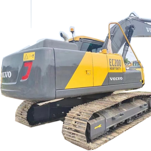 Pelle sur chenilles Volvo EC200 utilisée 20 tonnes Taille moyenne 1,0cbm Godet hydraulique 1,0cbm Godet Moteur Pompe à engrenages PLC-Core - Product Image 1