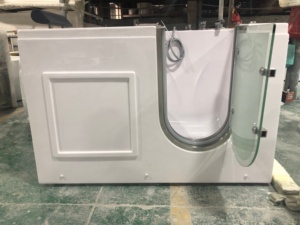 Foshan acrilico anziano passeggiata nella <span class=keywords><strong>vasca</strong></span> da bagno <span class=keywords><strong>per</strong></span> disabili <span class=keywords><strong>doccia</strong></span> Space Saver Design compatto <span class=keywords><strong>con</strong></span> pannello intelligente - Product Image 3