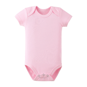 Custom 100% Polyester Baby Rompers Clothes Comfortable Short Sleeve Plain Blank Newborn Baby Bodysuit <strong>Onesie</strong> for <strong>Boy</strong> Girl - Product Image 2
