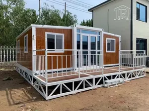 บ้านหรูขนาด 40 ฟุต แบบขยายได้ บ้านคอนเทนเนอร์สำนักงานสำเร็จรูป ห้องน้ำเคลื่อนที่ ห้องครัว - Product Image 2