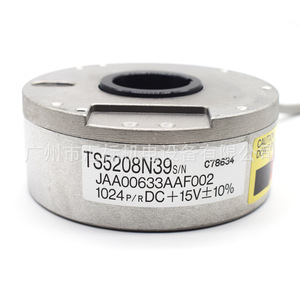 Encoder Incremental Tamagawa TS5208N39, 1024 P/R, DC 15V, Conexión Abierta, Cables Incluidos - Product Image 1