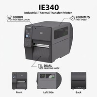 Imprimante d'étiquettes industrielles intelligente compatible RFID, imprimante à transfert thermique 300 DPI haute précision pour le suivi des actifs IoT en usine