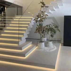 Kit d'éclairage d'<span class=keywords><strong>escalier</strong></span> LED à détecteur de mouvement à 32 canaux personnalisé 12V/24V bande lumineuse LED en aluminium E26 lampes murales détection humaine - Product Image 6