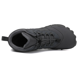 Yoris Water Resistant Fully Fur Lined Casual Barefoot Zero Drop Wide <strong>Toe</strong> Box Winter Snow Hiking Boots - Product Image 4