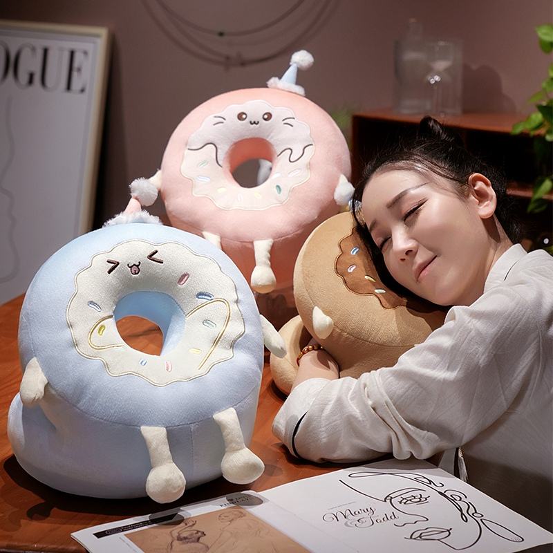 Plush Toy Therapeutic Donut Pillow Ergonomic Innovations