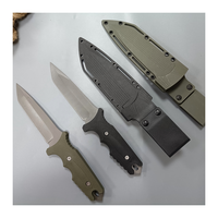 TL2301HB couteau de chasse tactique à lame fixe pour l'extérieur 420 acier inoxydable titane PP poignée pleine Tang Kydex couverture bricolage OEM