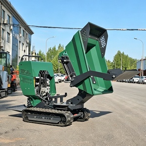 Camión de carga pequeño con orugas, dedicado al transporte transfronterizo, con plataforma giratoria de 180 grados para ganadería y carga de animales. - Product Image 3