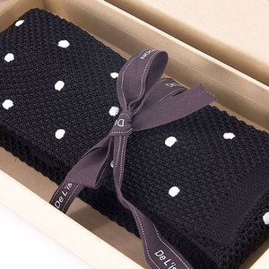 Nouveau modèle 2026 – Cravate <span class=keywords><strong>tricot</strong></span>ée à pois multicolores en 100 % polyester de bonne qualité pour hommes <span class=keywords><strong>d</strong></span>'affaires - Product Image 4