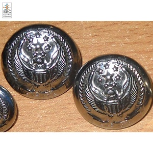 Bouton en laiton uniforme ancre dorée en gros - Product Image 5