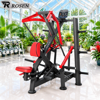 ROSEN PNT-1003G Appareil de musculation assis – Construction robuste en acier, design pliable, sécurité, poids max. utilisateur 150 kg, usage commercial en salle de sport