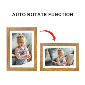 Tùy chỉnh khung gỗ 10.1 inch 800x1280 IPS màn hình cảm ứng hình ảnh video Khung ảnh kỹ thuật số với frameo ứng dụng - Product Image 3