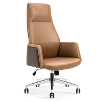 Vente en gros de meubles de bureau Guangdong Chaise de bureau de direction en cuir de luxe ergonomique et pivotante en Pu de qualité supérieure