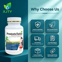 Compléments alimentaires à base de plantes les plus vendus pour la santé de la prostate des hommes adultes, capsules avec formule naturelle équilibrant le pH