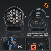 Prix d'usine, 18 pièces de projecteurs LED Par Can, étanches IP65, éclairage de scène extérieur
