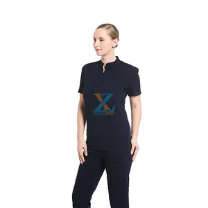 Uniformes d'hôpital d'infirmière féminine à manches courtes YGM-018