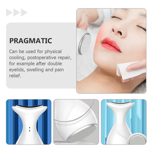 Rouleau de massage à froid pour le visage, les yeux et le cou, masseur facial Gua Sha, soulage l'œdème, élimine les points noirs, appareil de beauté - Product Image 5