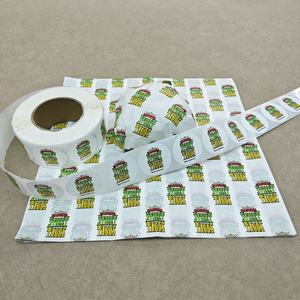 Etichette Personalizzate per Piccole Imprese <span class=keywords><strong>2</strong></span>-3 Pollici, Stampa su Rotolo per Bicchieri di Bubble Tea, Adesivi Rotondi Personalizzati per Scatole di Snack con Logo - Product Image 4