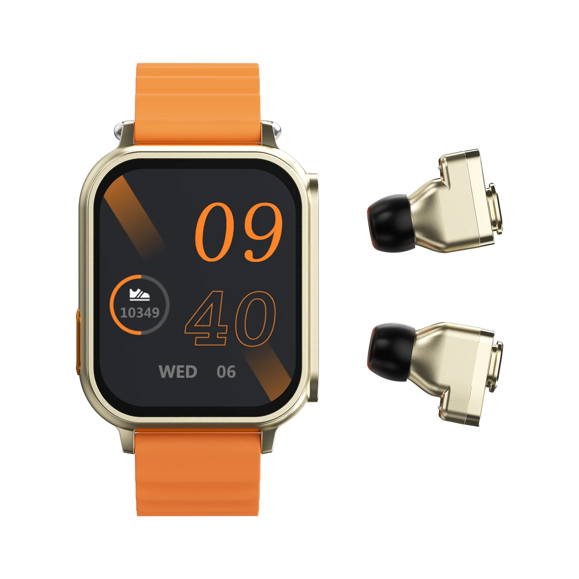 Reloj inteligente TWS 2 en 1 con pulsera de auriculares Auriculares inalámbricos impermeables N22 Sport NFC Reloj Smartwatch para Android IOS
