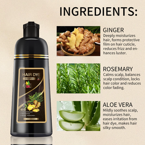 Crema Colorante per <span class=keywords><strong>Capelli</strong></span> Permanente di Qualità Premium 15 Minuti con Ginseng ed Estratti Vegetali 500ml per Idratazione e Lucentezza Duratura - Product Image 4