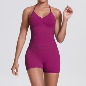 Спортивный бюстгальтер и шорты с высокой талией - Product Image 2