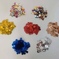 Décorations de fête d'anniversaire scintillantes style influenceur, remplisseurs de ballons en plastique transparent, confettis en sachets