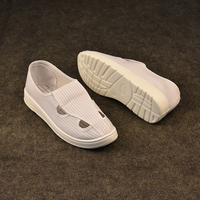 Chaussures de sécurité blanches antistatiques personnalisables en toile pour ouvriers