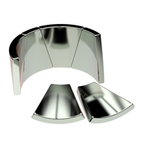 N35UH N52 Matériaux magnétiques Aimant néodyme puissant Ventilateur de segment de carreaux d'arc Aimants personnalisés incurvés à vendre Aimant à lévitation