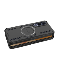 Étui de téléphone portable magnétique pour VIVO S2/T5e/T5 Lite/X300 FE/T5 Pro, design avec trous, PC+TPU, protection antichoc avec airbag