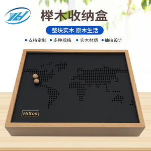 Caja de Almacenamiento de Madera 260x217x52mm, Caja de Joyería Rectangular Grabada con Láser, Caja de Regalo Decorativa - Product Image 5