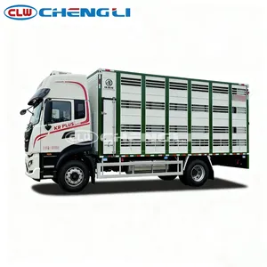 Camión de transporte de ganado HOWO 4x2 20-25T, transportador de animales para ganado vacuno, cerdos, ovejas y aves de corral, con carrocería ventilada, en venta. - Product Image 1