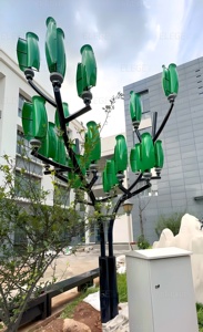 Générateur éolien paysager 5 kW <span class=keywords><strong>à</strong></span> axe vertical, éolienne Maglev silencieuse pour la production d'énergie, idéal pour les villes écologiques, les parcs, les maisons et l'art paysager - Product Image 3