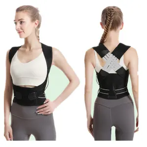 Alisador de costas ajustável para costas, corretor de postura, cinta de apoio para costas, para homens e mulheres