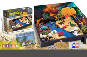 Mới hơi nước giáo dục trẻ em giả vờ chơi khủng long thời gian khoa học Đồ chơi khủng long môi trường sống đồ chơi tự làm núi lửa đồ chơi với Khủng Long - Product Image 3