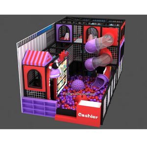 Aire de jeux intérieure Ensembles de jeux souples Aire de jeux intérieure pour enfants Petit parc d'attractions intérieur Équipements de jeux souples pour enfants - Product Image 4