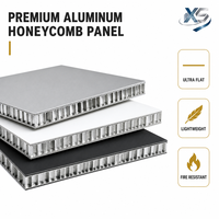 Panneau en nid d'abeille en aluminium ignifuge et résistant à l'eau certifié CE, design moderne, taille personnalisée pour mur-rideau de bâtiment de grande hauteur, usage commercial