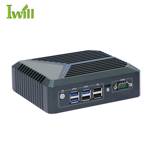Mini PC mince sans ventilateur J6412 DDR4 128 Go de RAM 6*USB 2*2.5G LAN pour l'éducation industrielle N1121 N1121 - Product Image 3