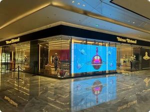 Écran LED transparent pour usage intérieur et extérieur, couleur argent, montage mural, application pour magasins de détail - Product Image 3