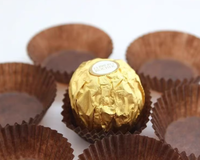 Lot de 1000 moules à chocolat jetables en papier pour la cuisson, résistants aux hautes températures, pour emballage de chocolat Ferrero Rocher
